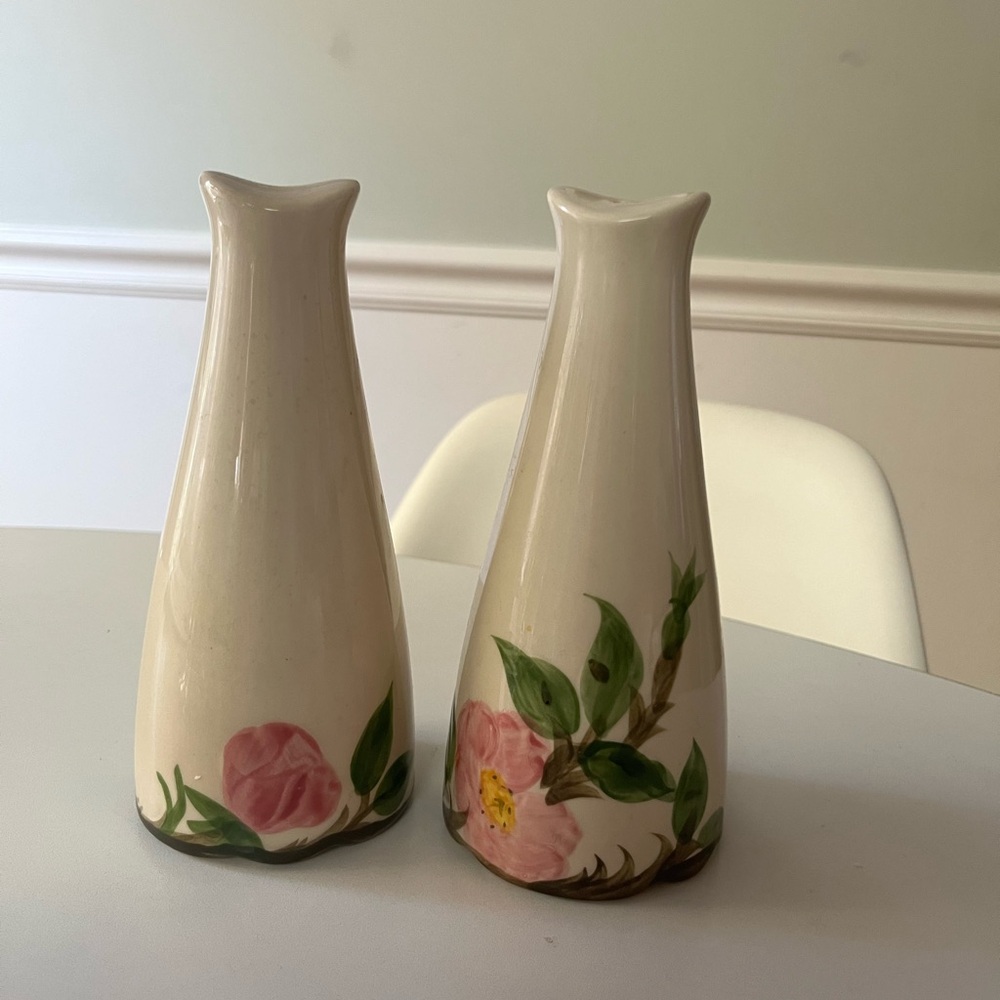 Franciscan Desert Rose salt and pepper very good condition